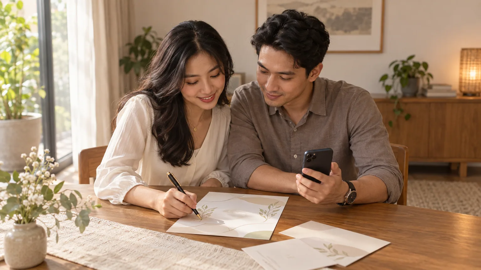 Penulisan Nama Orang Tua yang Sudah Meninggal di Undangan Pernikahan