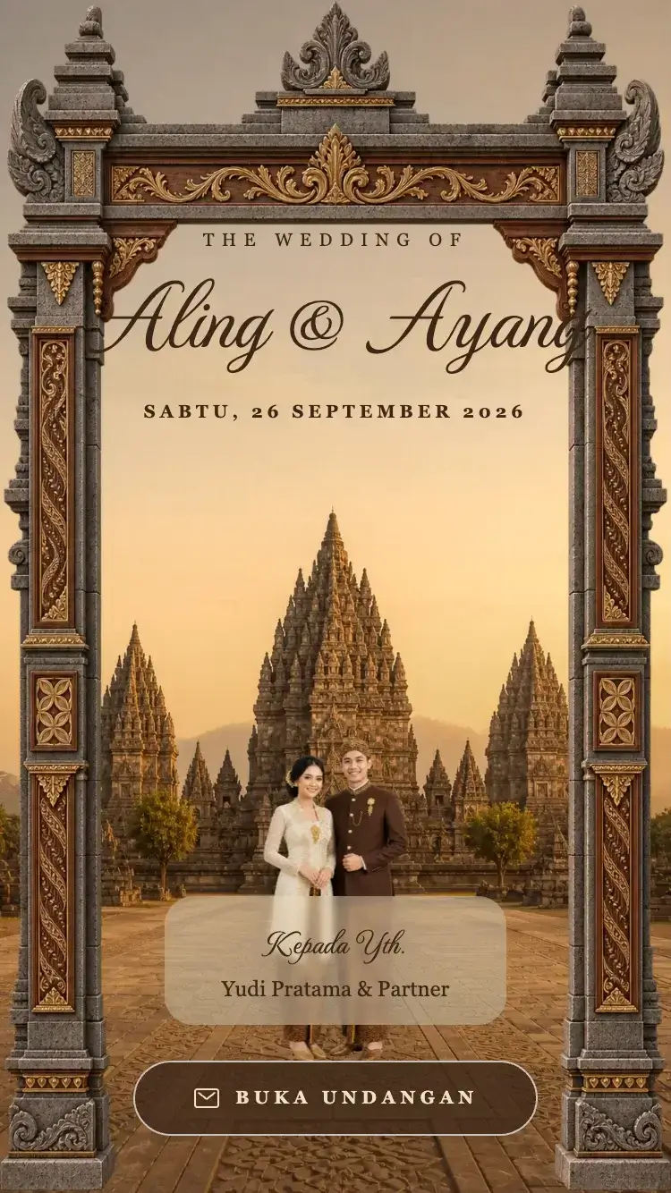 Template undangan Heritage